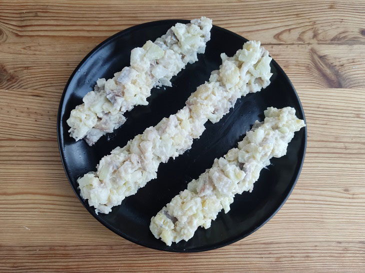 Christmas herring salad - elegant and solemn