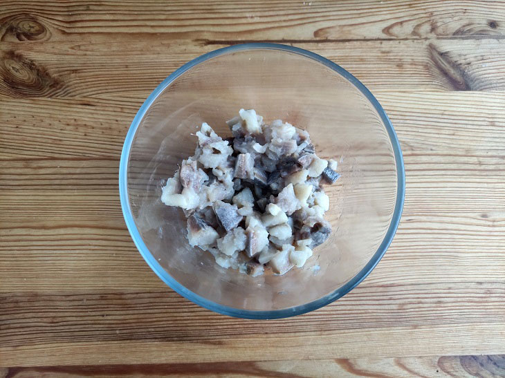 Christmas herring salad - elegant and solemn