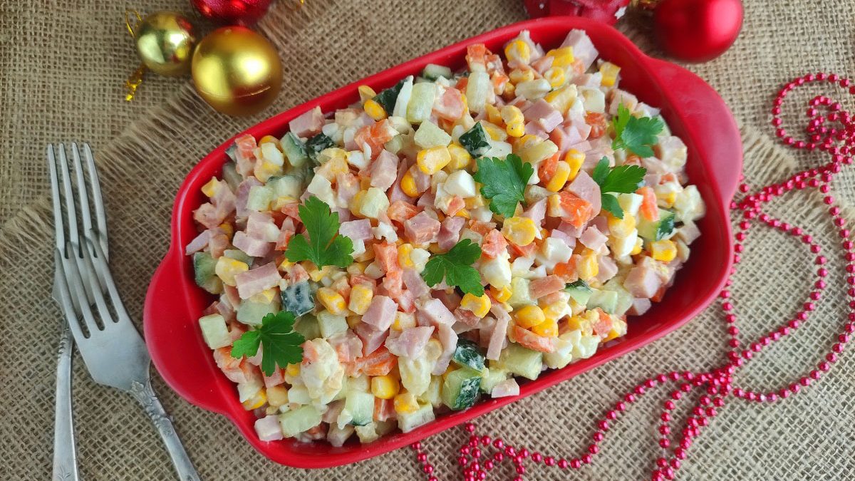 Salad “Christmas Eve” – ​​festive and atmospheric