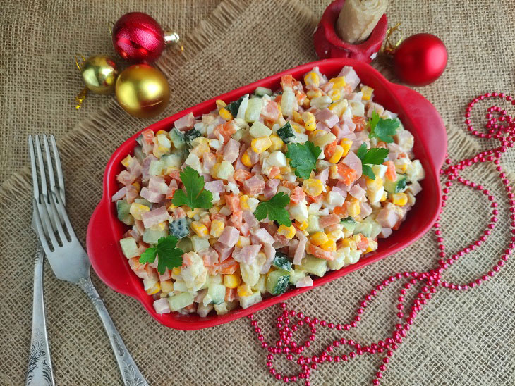 Salad "Christmas Eve" - ​​festive and atmospheric