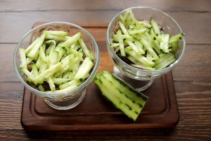 Salad "Swiss" - tasty, satisfying and festive