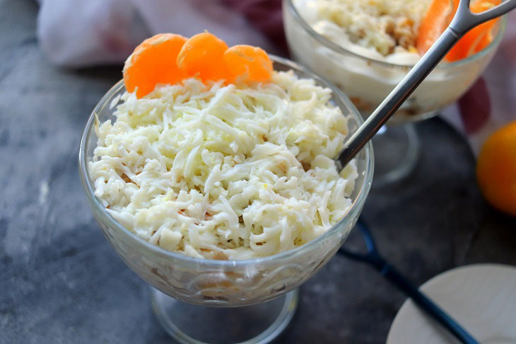 Salad "Daughter-in-law" with chicken - elegant and festive