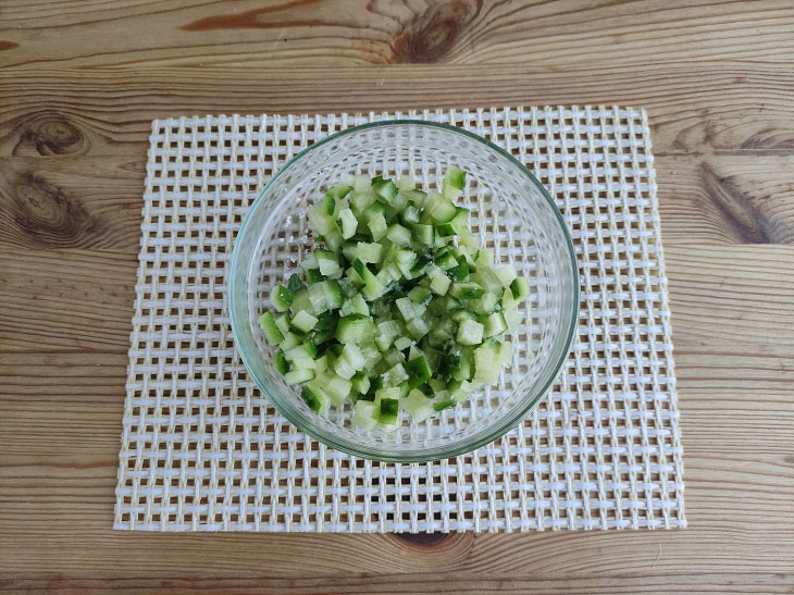 Salad "Navel of the Earth" - hearty and appetizing