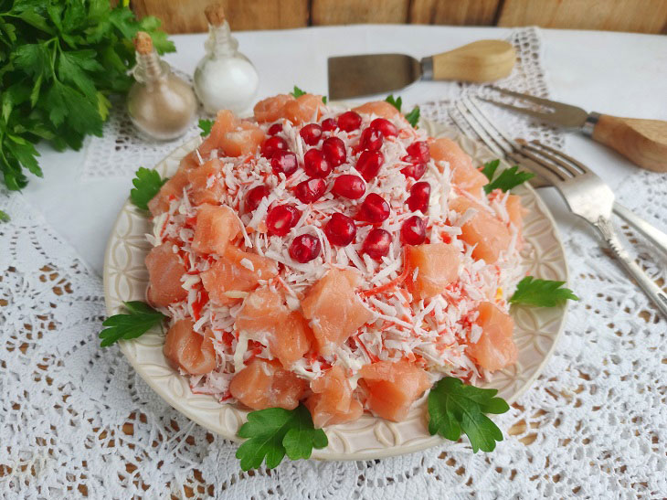 Salad "Gems" - tasty, bright and unusual