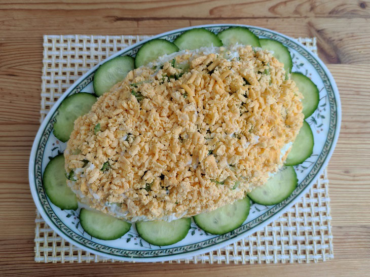 Salad "Pig tenderness" - hearty, elegant and tasty