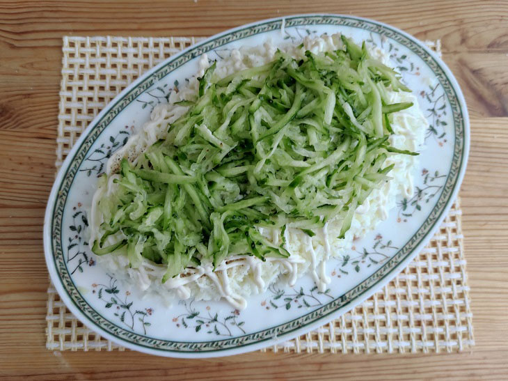 Salad "Pig tenderness" - hearty, elegant and tasty