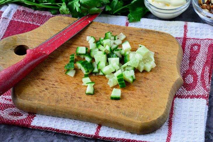 Salad "Winter's Tale" - hearty and tasty