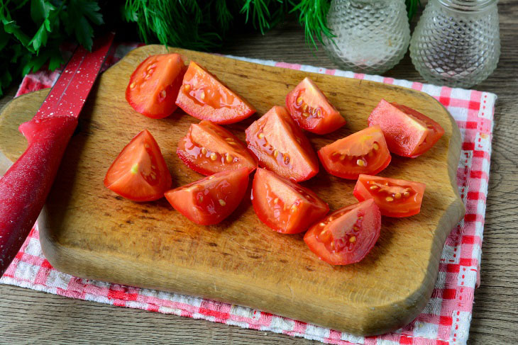 Janet salad - a simple and original recipe