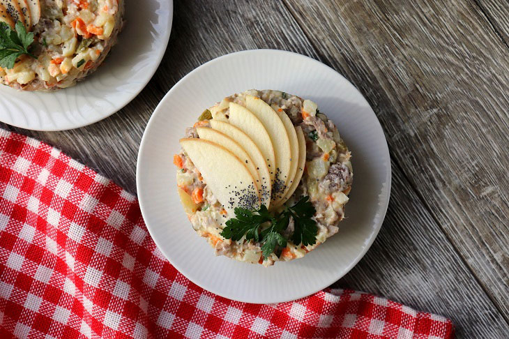 Salad "Latvian" - original and tasty