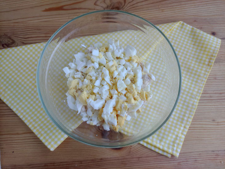 Salad "Corn" - beautiful and appetizing