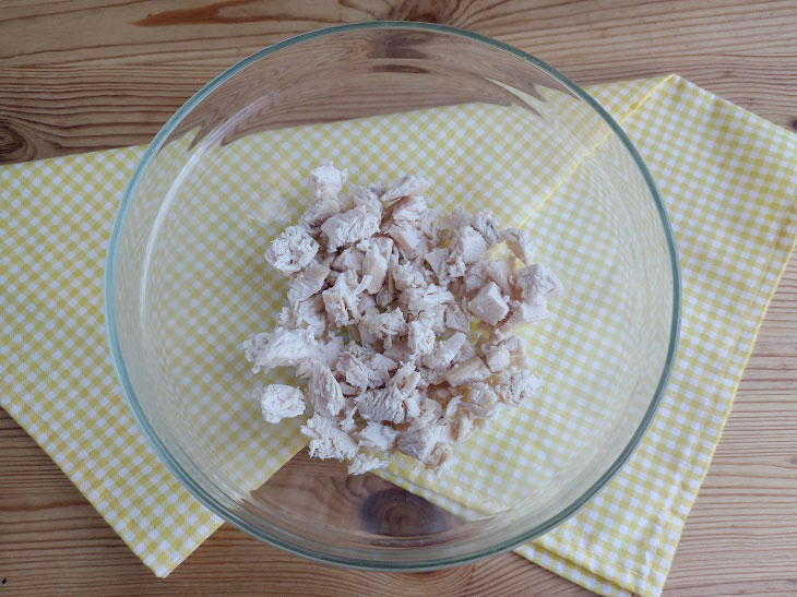 Salad "Corn" - beautiful and appetizing