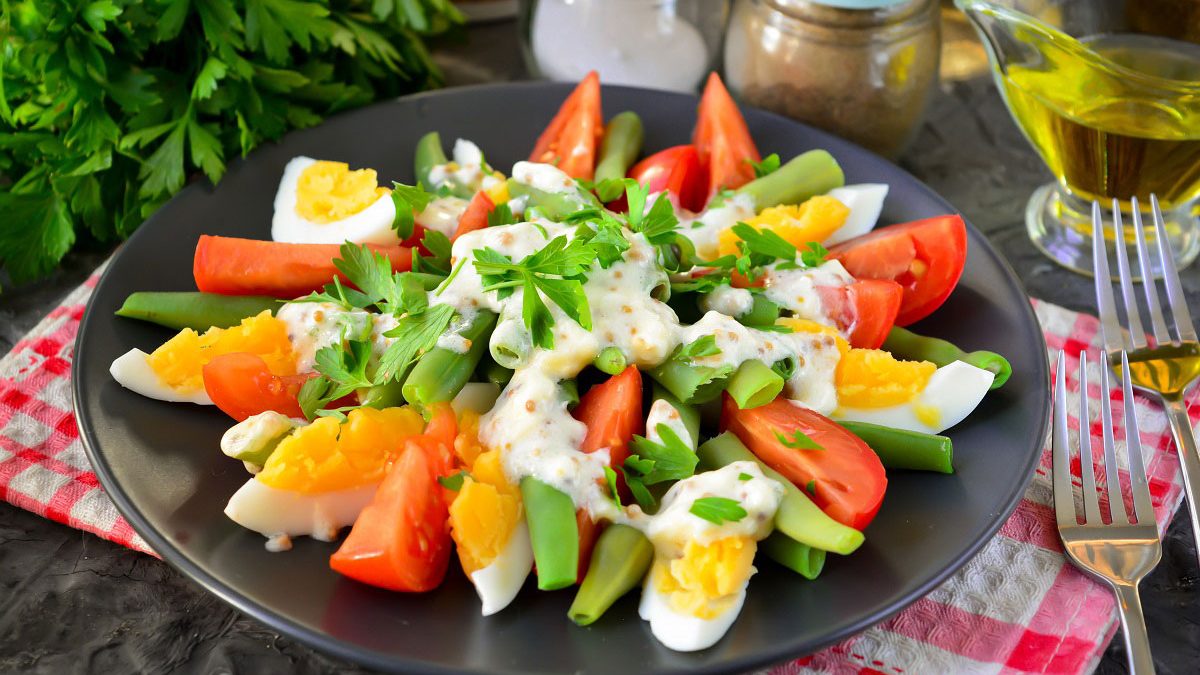 Salad “Paradise” – bright and appetizing