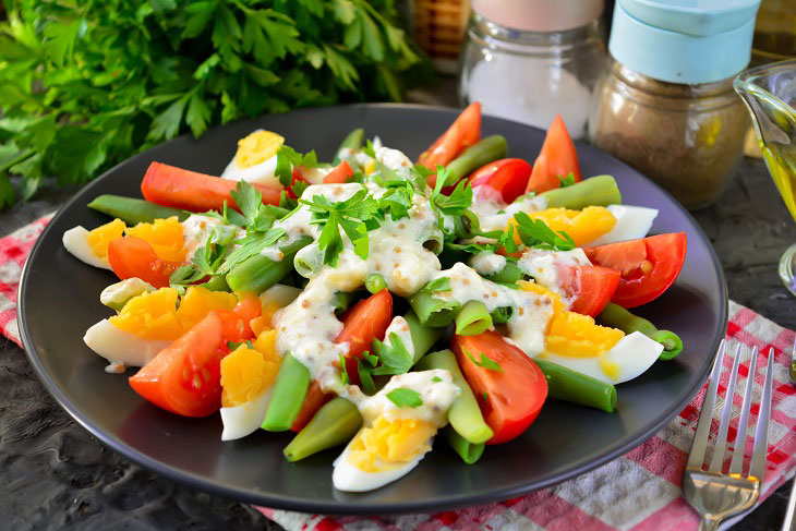 Salad "Paradise" - bright and appetizing