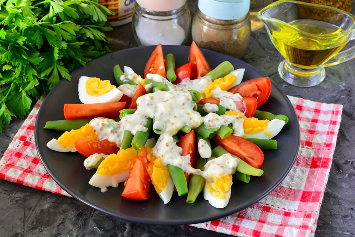 Salad "Paradise" - bright and appetizing