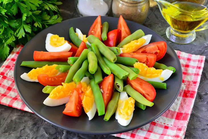 Salad "Paradise" - bright and appetizing