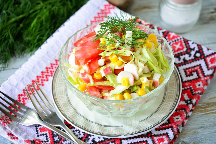Salad "Wizard" - festive and tasty