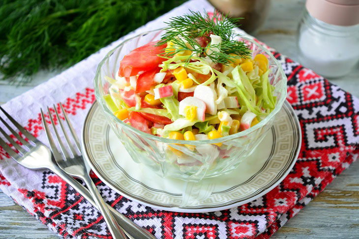 Salad "Wizard" - festive and tasty