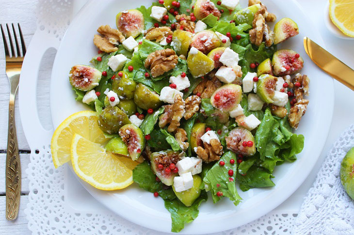 Salad "Gourmet" with walnuts - delicious and unusual