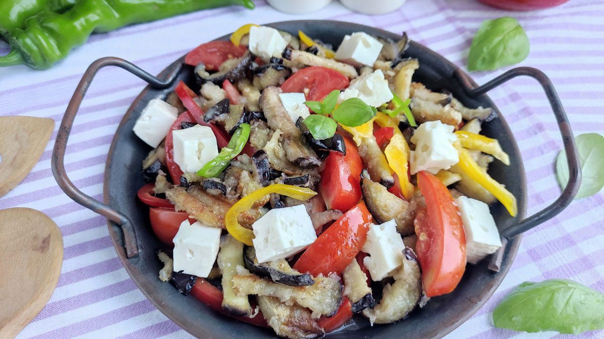 Roasted Eggplant Salad – An excellent summer dish