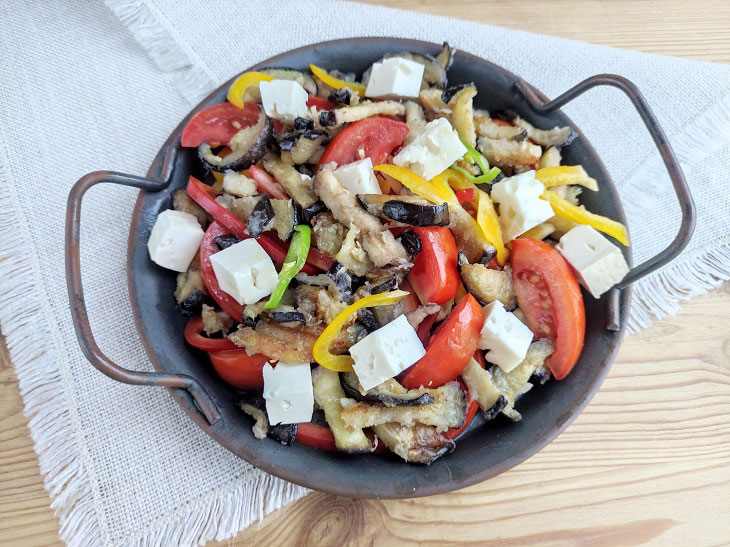 Roasted Eggplant Salad - An excellent summer dish