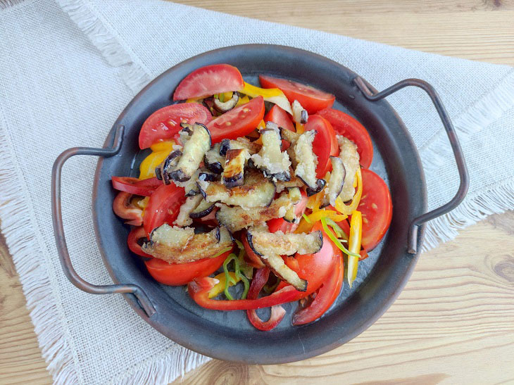 Roasted Eggplant Salad - An excellent summer dish