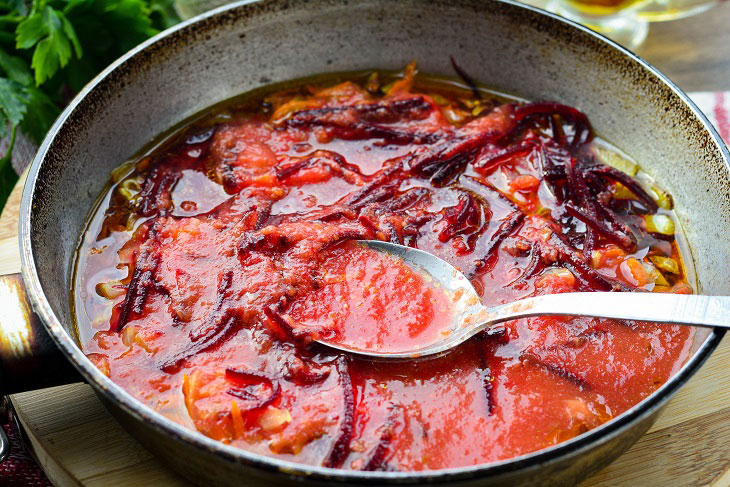 Rich borscht without cabbage - homemade will definitely ask for supplements