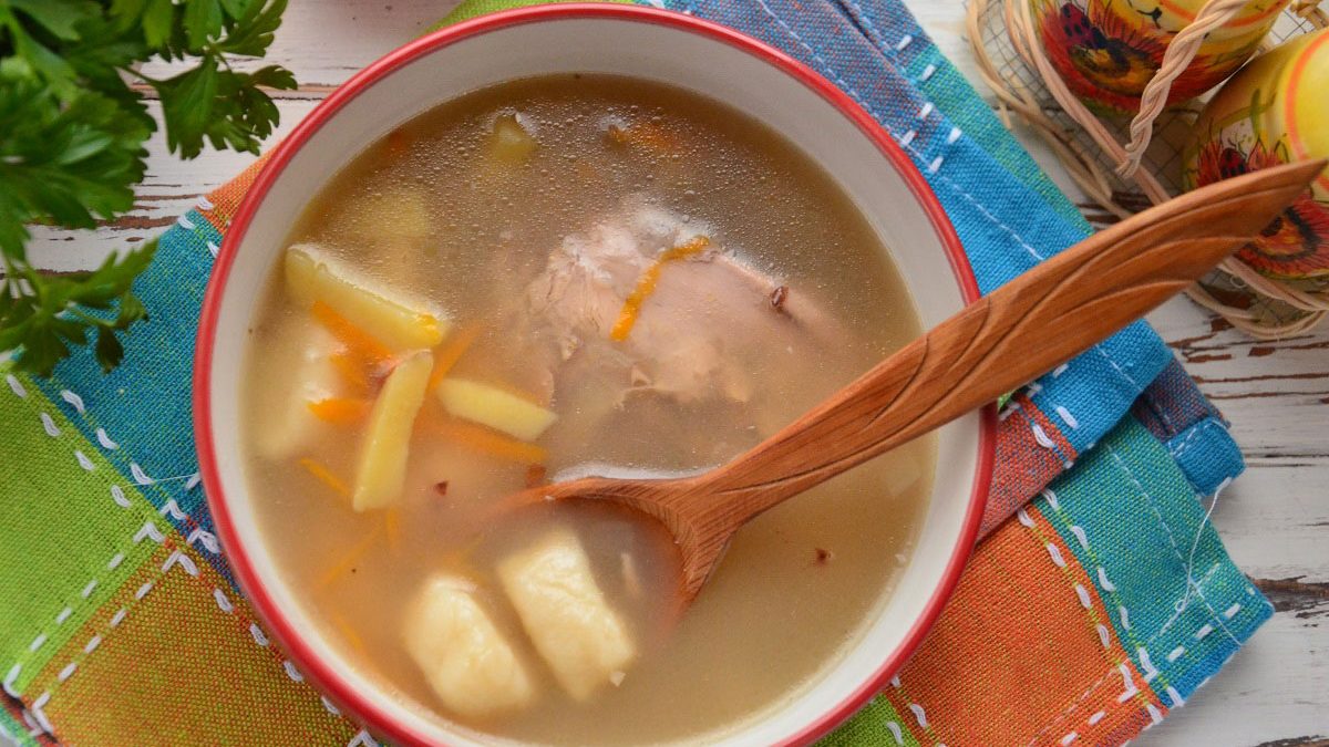 Buckwheat soup with dumplings – fragrant, hearty and tasty