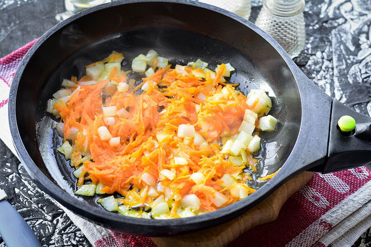 Kapustnyak soup with chicken and sauerkraut is a hearty meal for the whole family