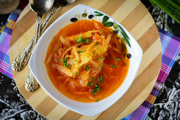 Lenten borsch - a hearty and tasty dish for every day