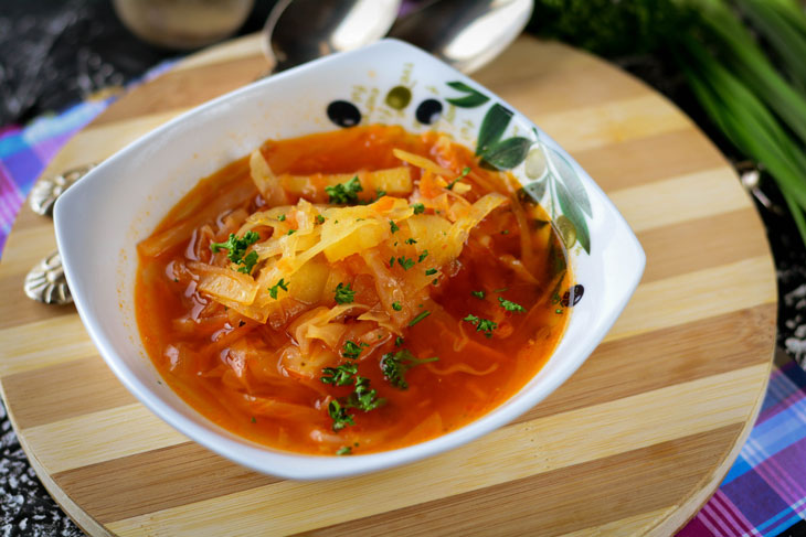 Lenten borsch - a hearty and tasty dish for every day