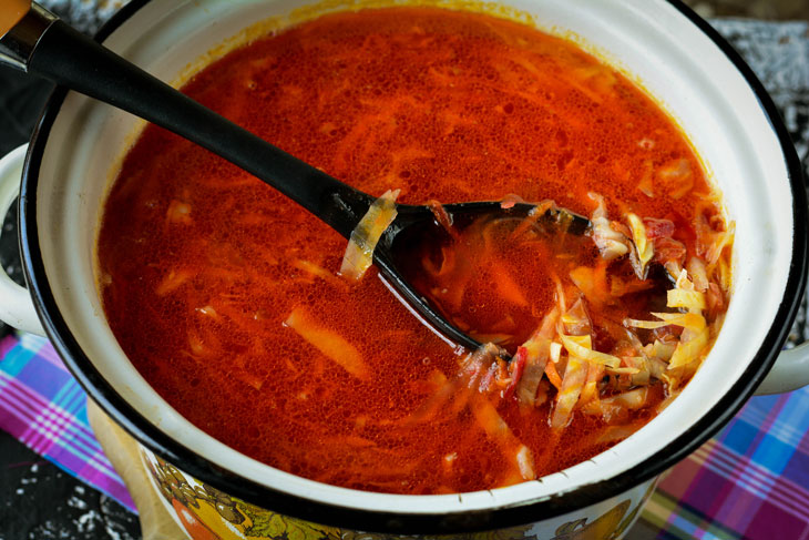 Lenten borsch - a hearty and tasty dish for every day