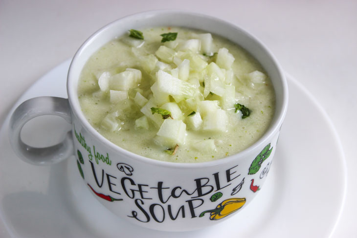 Cucumber gazpacho - a light, refreshing summer soup