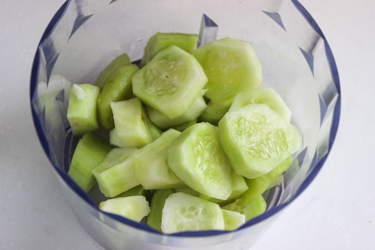 Cucumber gazpacho - a light, refreshing summer soup