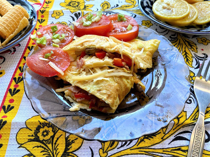 Denver omelet - a delicious and colorful breakfast dish