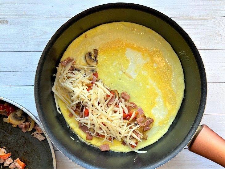 Denver omelet - a delicious and colorful breakfast dish