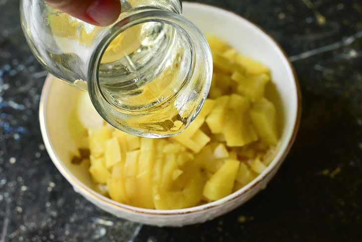 Salad "Cellar" - a delicious recipe in a hurry