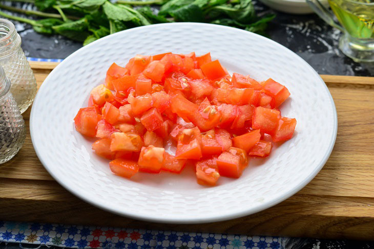 Salad "Shirazi" - a delicious recipe of Iranian cuisine