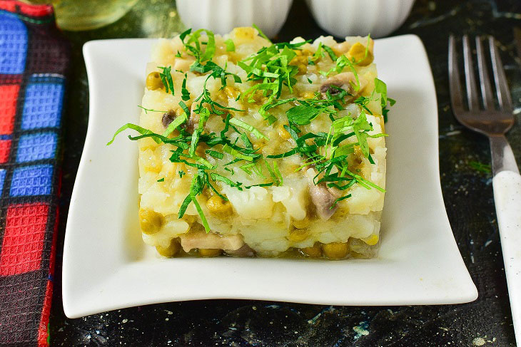 Salad "Boyarsky" - a delicious recipe without mayonnaise