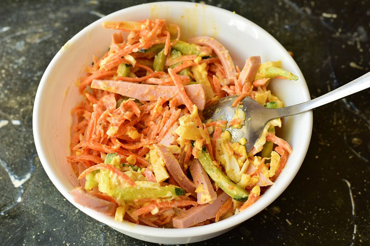 Salad "Florence" - bright and very tasty