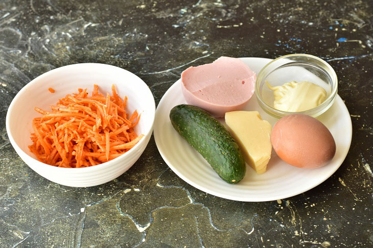 Salad "Florence" - bright and very tasty