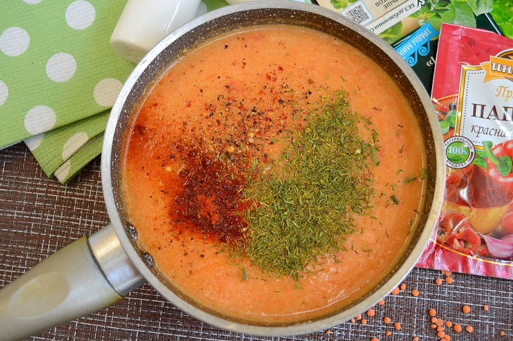 Italian lentil soup - thick, hearty and flavorful