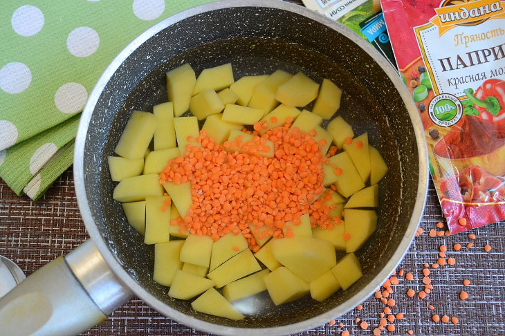 Italian lentil soup - thick, hearty and flavorful