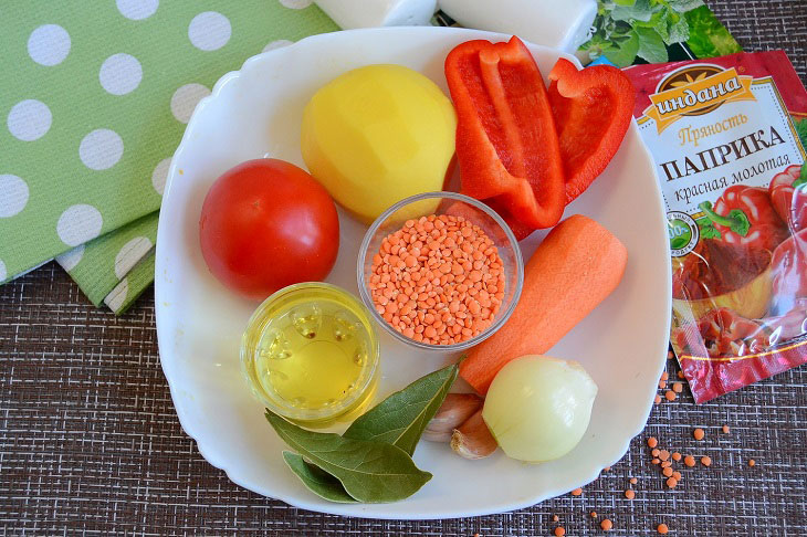 Italian lentil soup - thick, hearty and flavorful