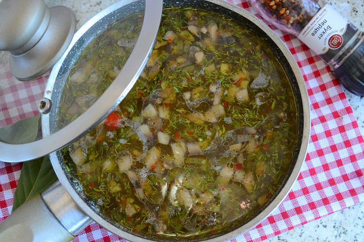 Fragrant mushroom soup - appetizing, tender and low-calorie