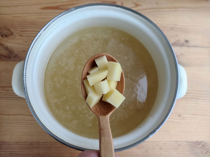 Borscht with prunes - a special aroma and taste