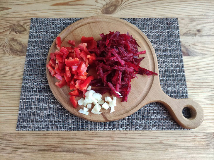 Fried borscht - quick, easy and tasty