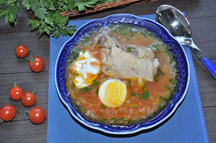 Tomato zupa - a delicious first course of Polish cuisine