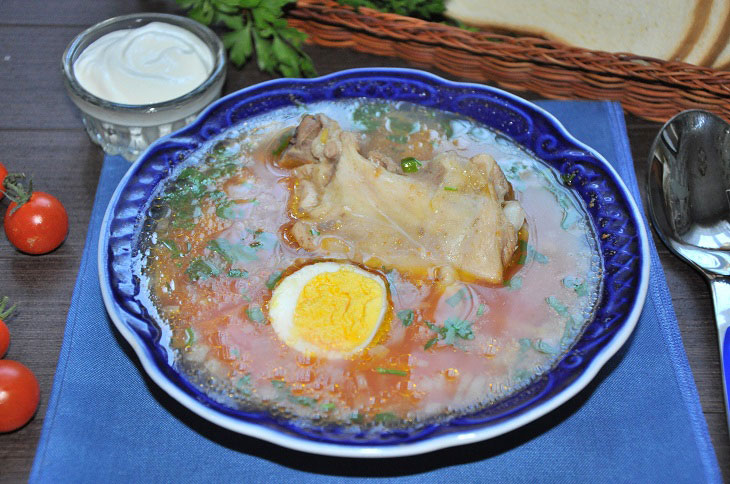 Tomato zupa - a delicious first course of Polish cuisine