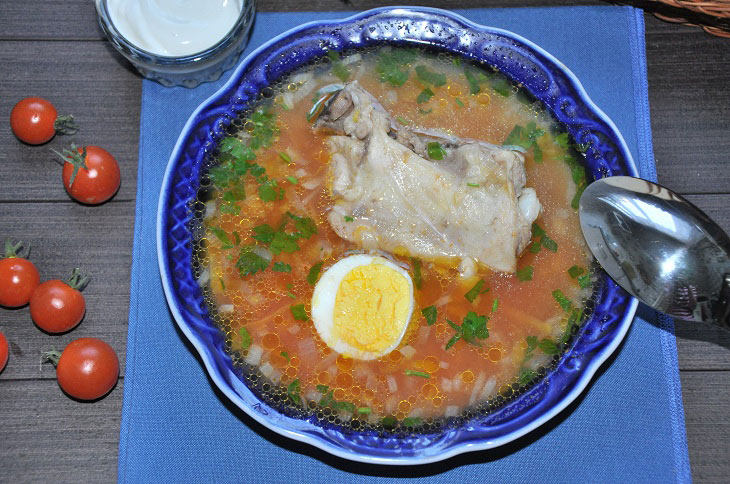 Tomato zupa - a delicious first course of Polish cuisine