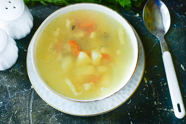 Soup "Umach" - a delicious first dish of Tatar cuisine